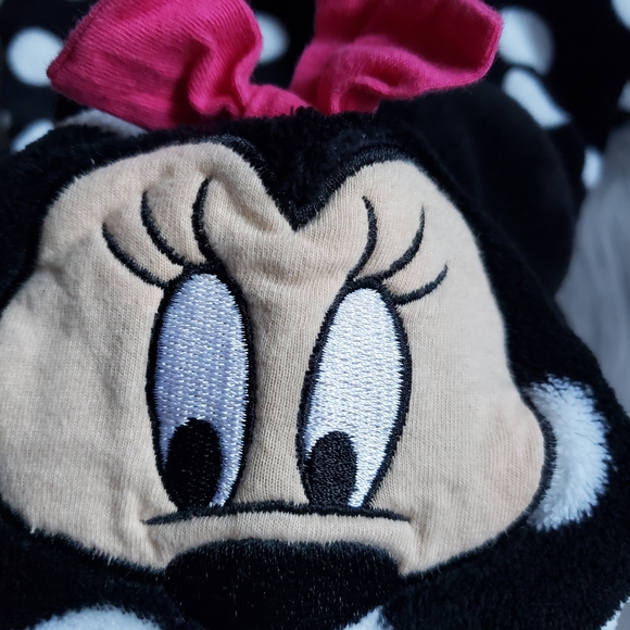 Disney baby Minnie Mouse fleece hooded jacket Size 3 Months - Picture 5 of 10